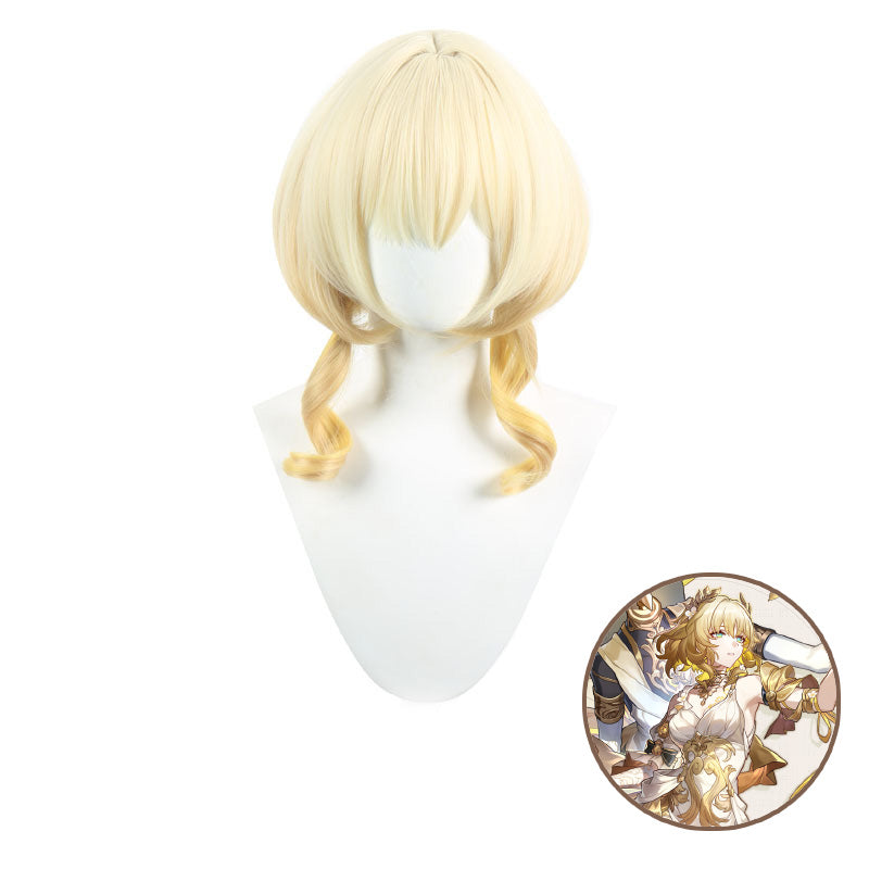 SAKUMETA AGLEA Golden Cosplay Wig