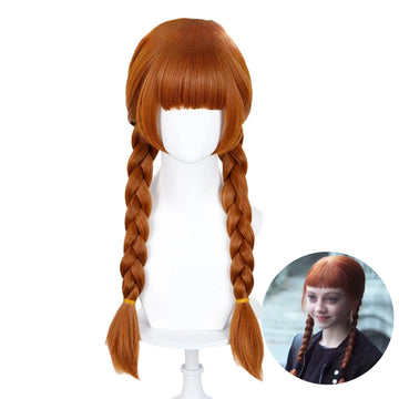 SAKUMETA AGNES DEMILLE Orange Brown Cosplay Wig with Twin Tails