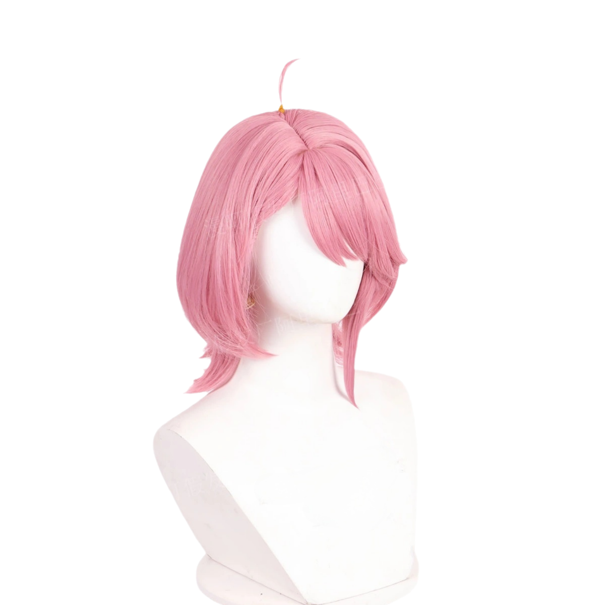 SAKUMETA AIRA SHIRATORI Pink Cosplay Wig with Bangs
