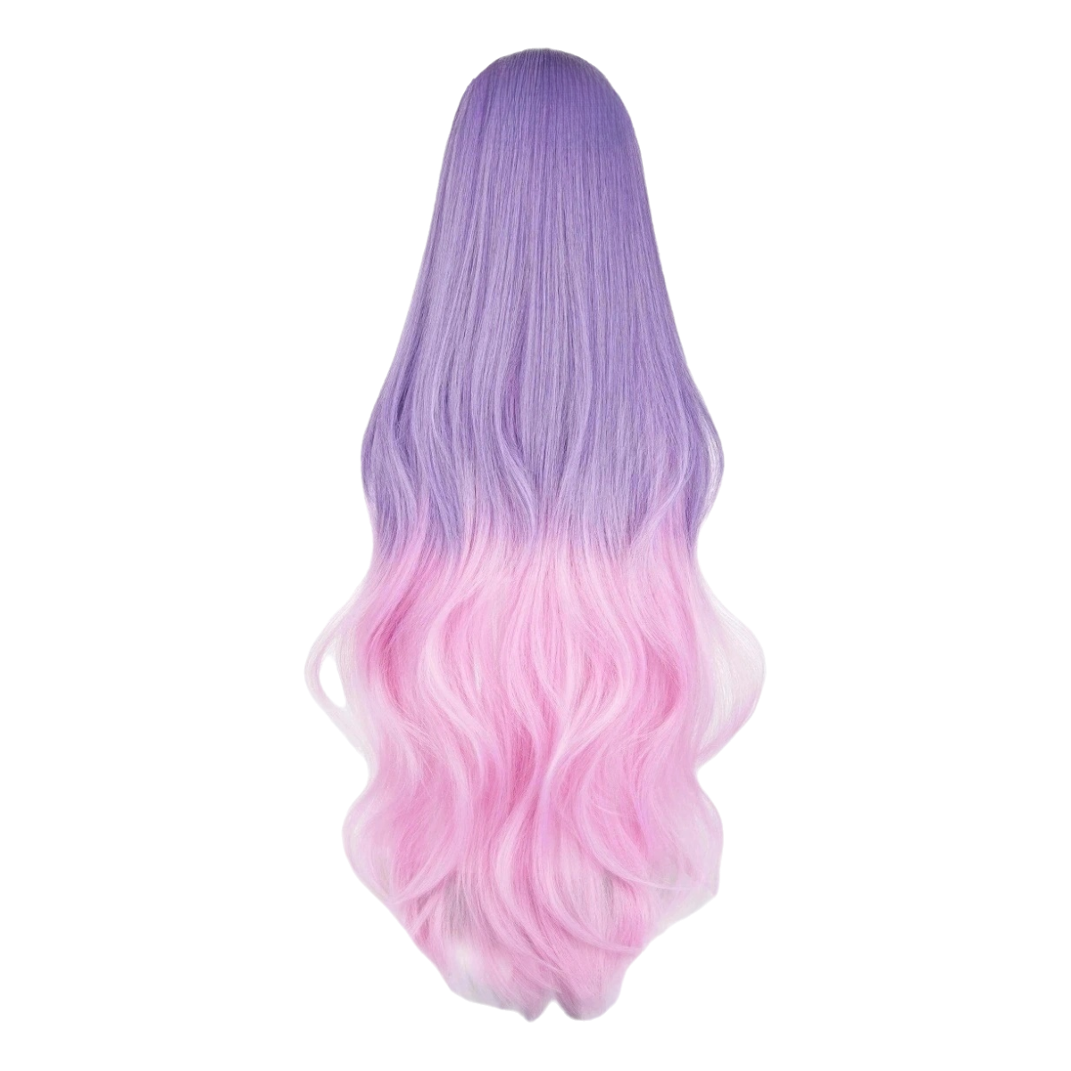 SAKUMETA A KE/Butterfly DANCE purple pink gradient long cosplay wig