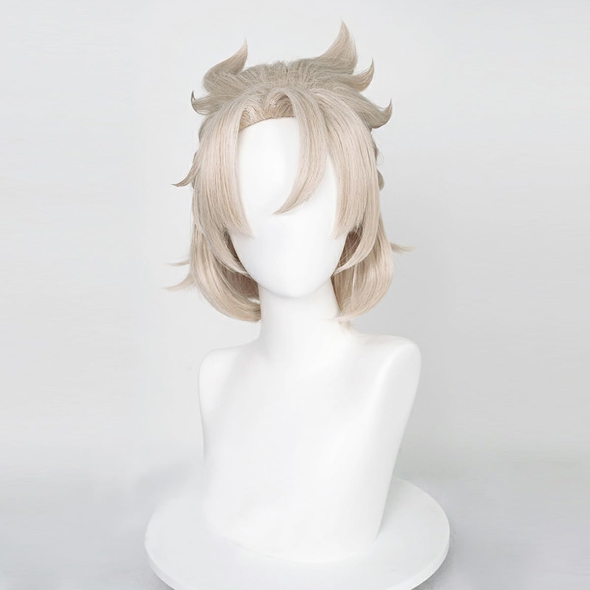 SAKUMETA ALBEDO Gold Short Cosplay Wig