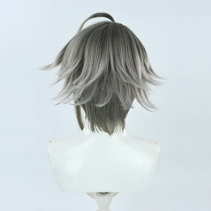 SAKUMETA ALHAITHAM Grey Short Cosplay Wig