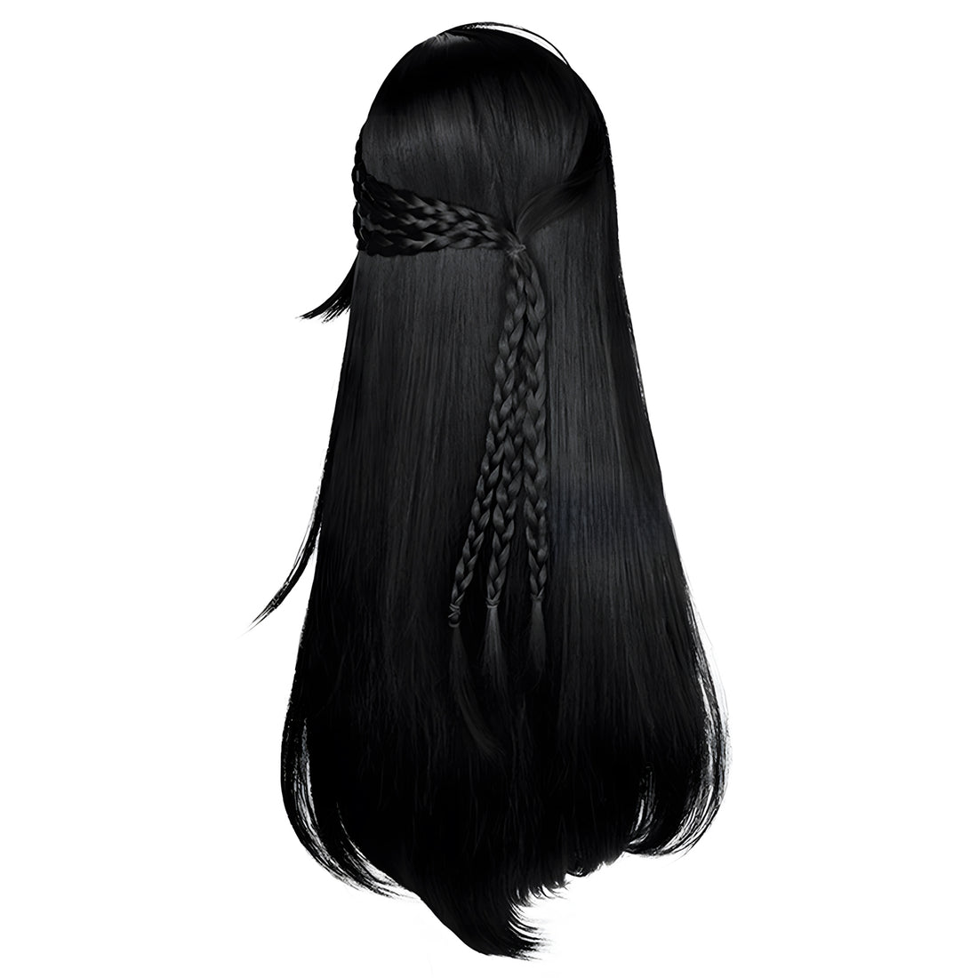 SAKUMETA ANTIQUARIAN/QI SHIYI black long cosplay wig