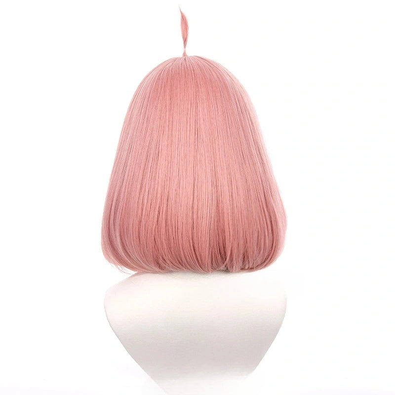 SAKUMETA ANYA FORGER Pink Short Cosplay Wig