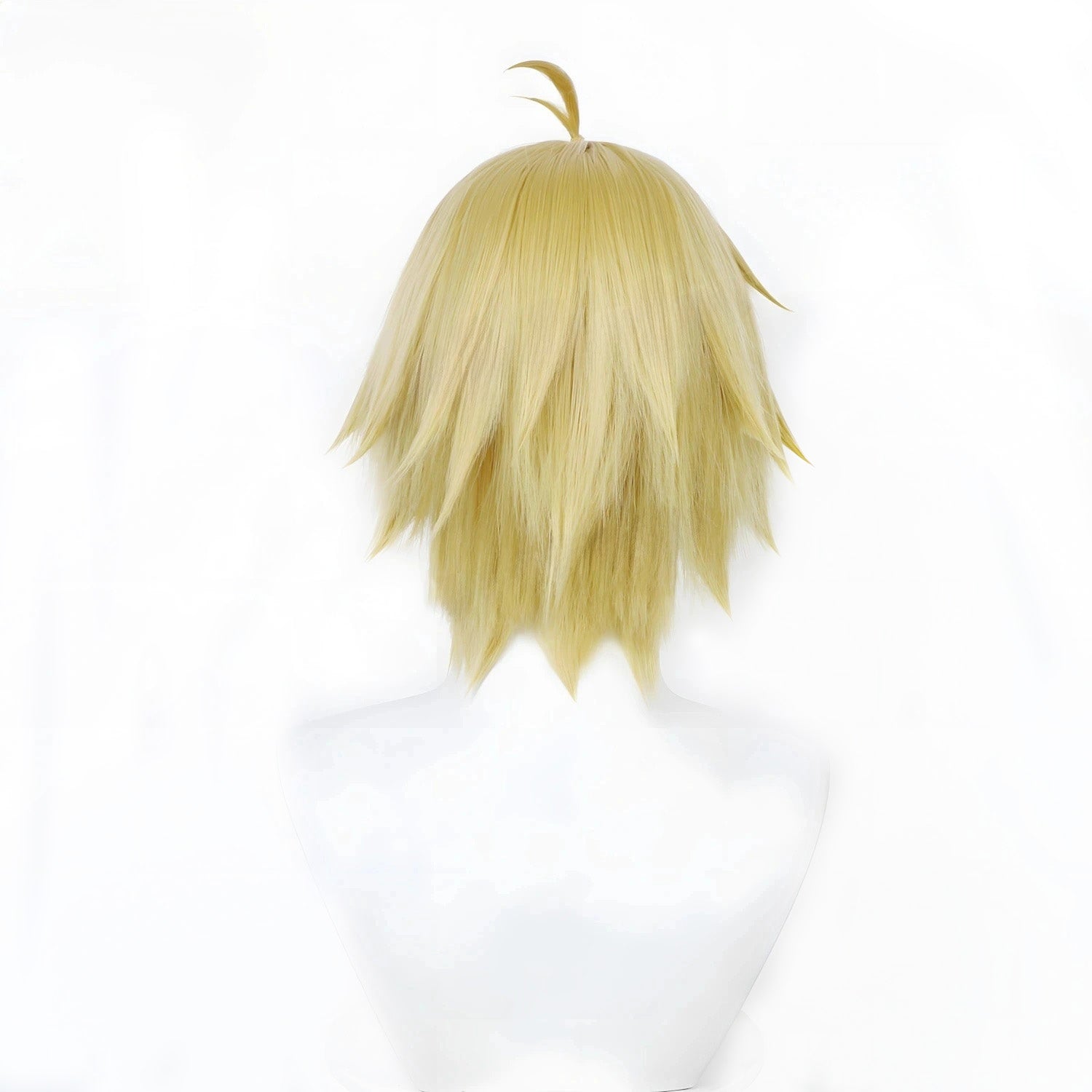 SAKUMETA ASAKURA SHIN Golden Short Cosplay Wig