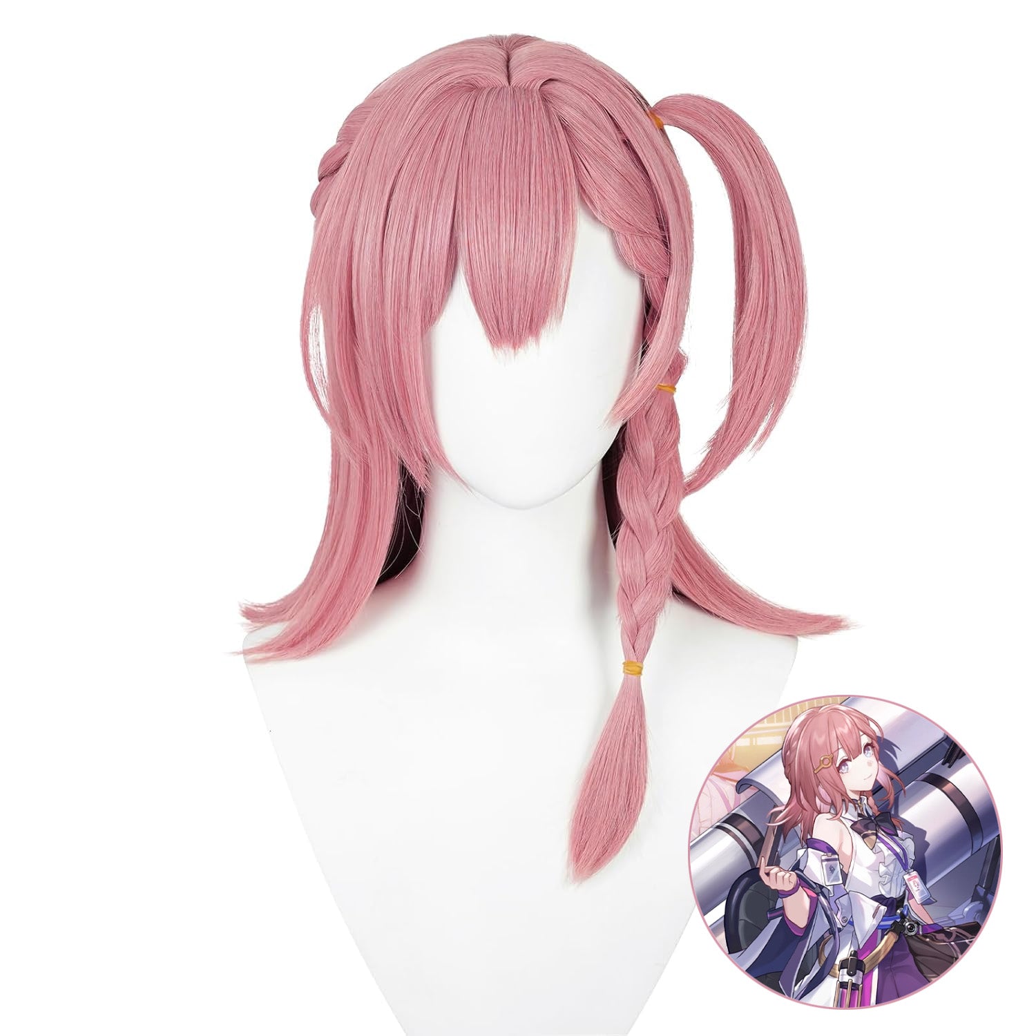 SAKUMETA ASTA Pink Short Cosplay Wig