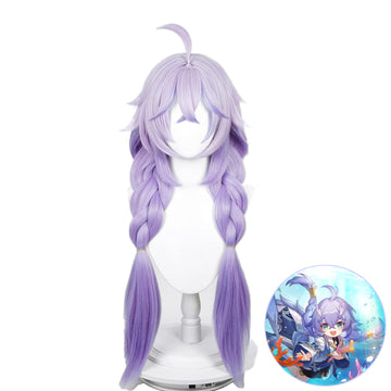 SAKUMETA BAILU Light Purple to Purple Gradient Long Cosplay Wig