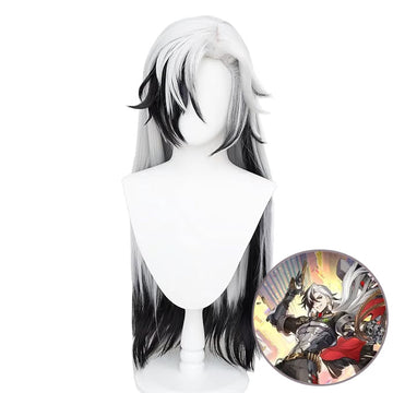 SAKUMETA BOOTHILL Black and White Long Cosplay Wig