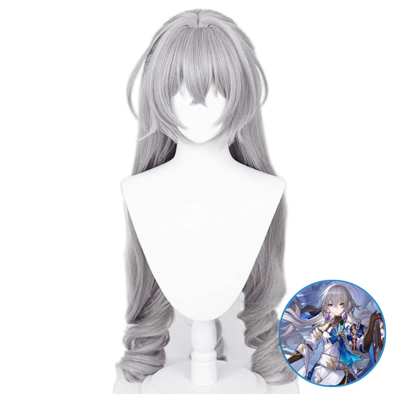 SAKUMETA BRONYA RAND Silver-Gray Long Cosplay Wig