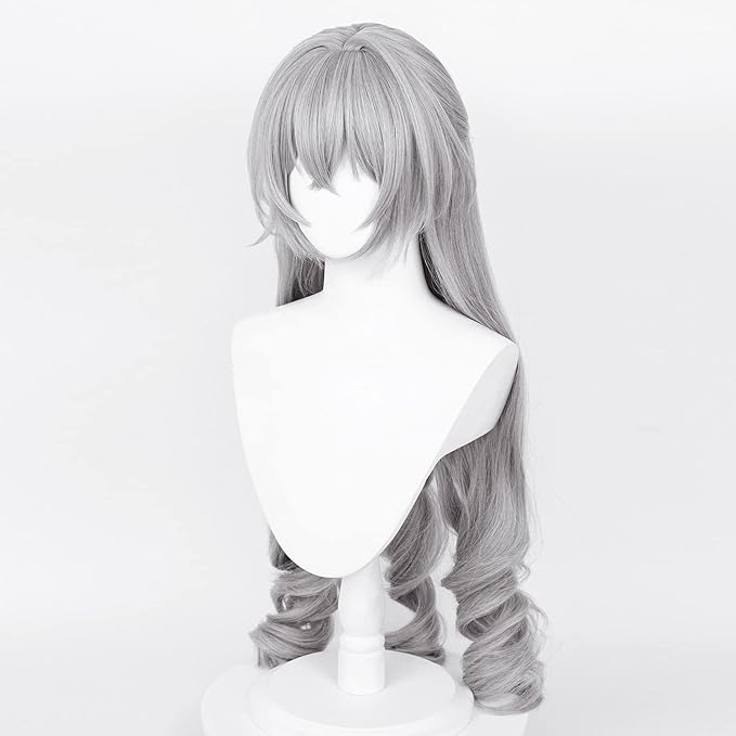 SAKUMETA BRONYA RAND Silver-Gray Long Cosplay Wig