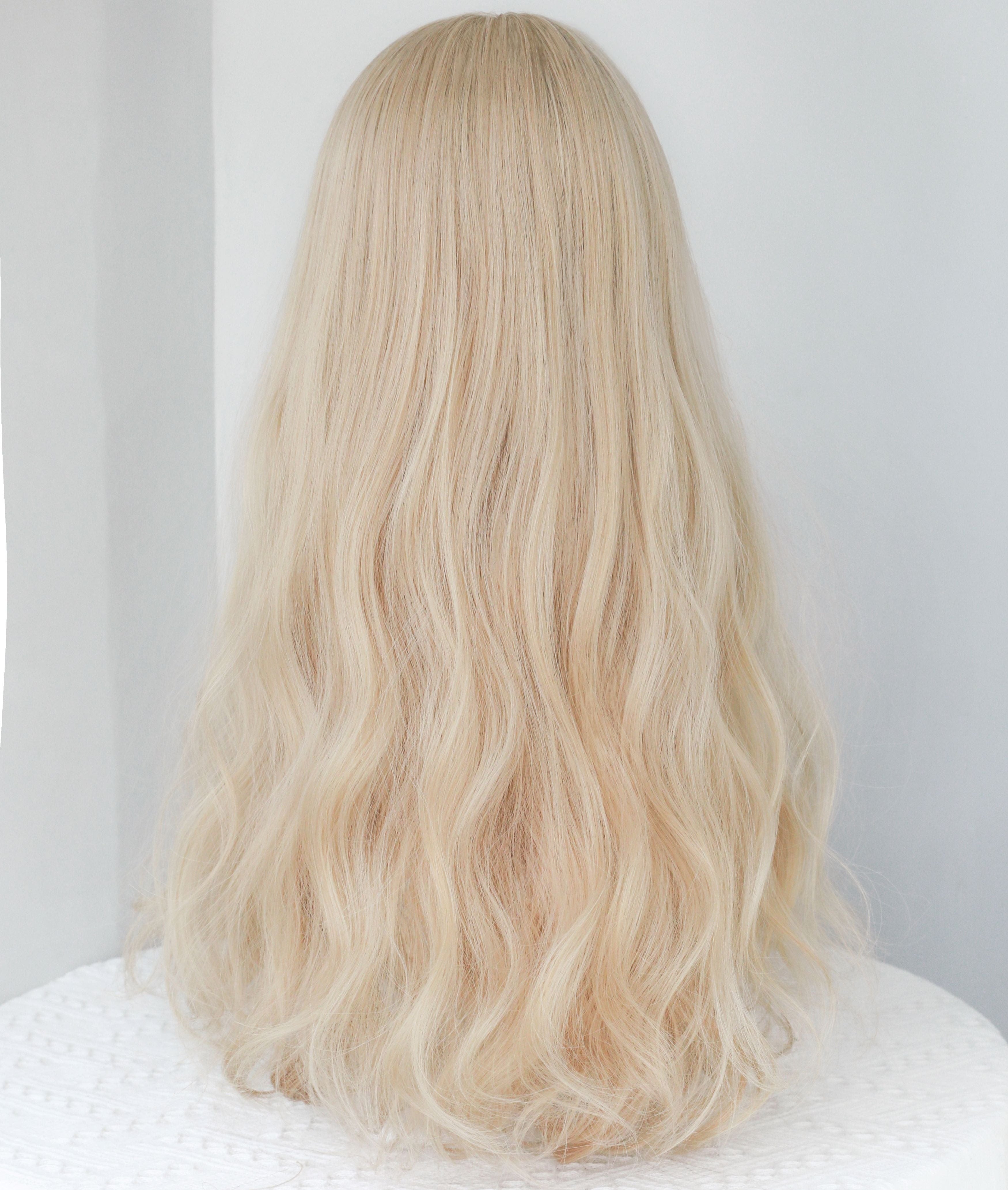 Perruque Body Wave SAKUMETA avec frange, plusieurs couleurs, style Lolita 