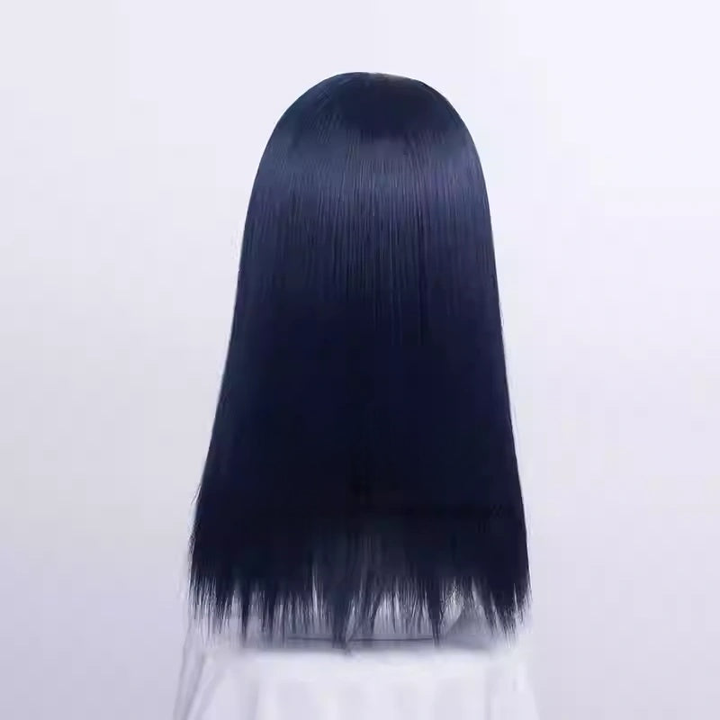 SAKUMETA CAITLYN Navy Blue Long Cosplay Wig