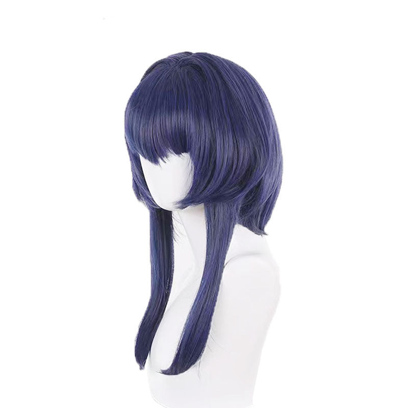 SAKUMETA CANDACE Dark Blue Long Cosplay Wig with Bangs