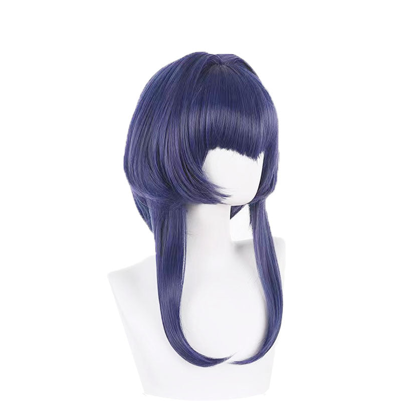 SAKUMETA CANDACE Dark Blue Long Cosplay Wig with Bangs