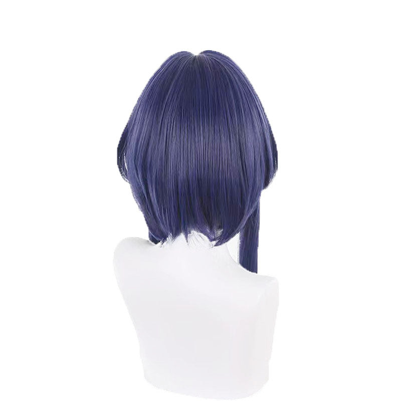 SAKUMETA CANDACE Dark Blue Long Cosplay Wig with Bangs