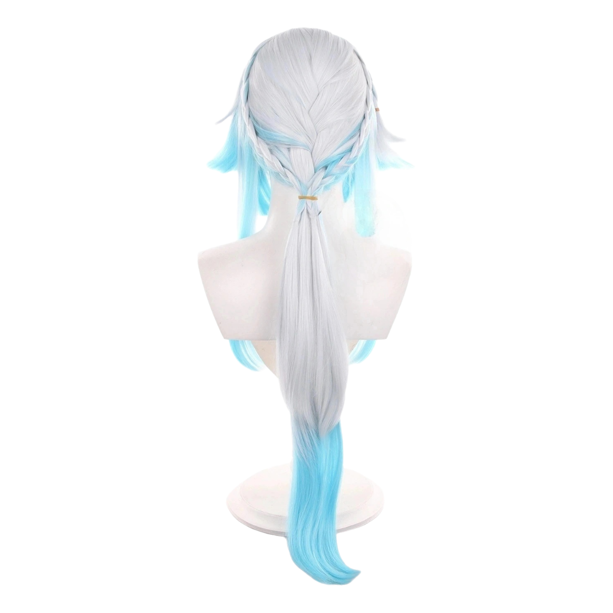 SAKUMETA CERYDRA Silver and Sky Blue Long Cosplay Wig