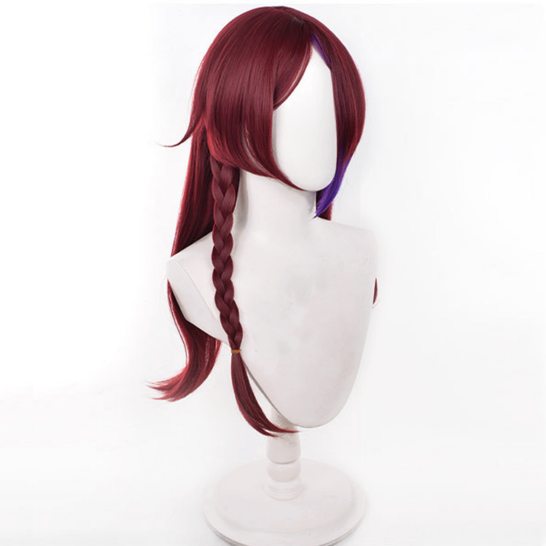 SAKUMETA CHASCA Burgundy Cosplay Wig with Braids