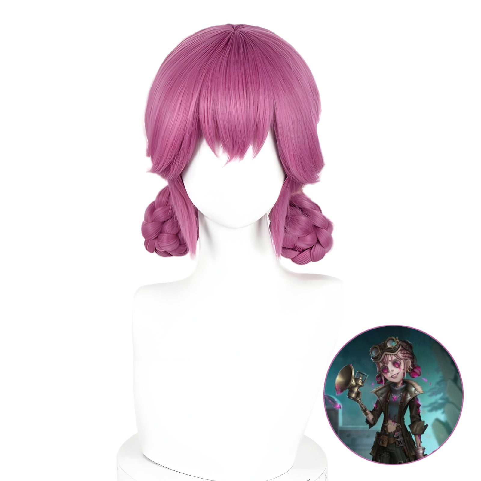 SAKUMETA CHEERLEADER/LILY BARRIERE/FLUORITE rose pink cosplay wig