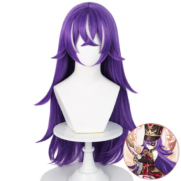 SAKUMETA CHEVREUSE Purple Long Cosplay Wig