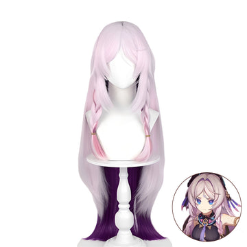 SAKUMETA CITLALI Long Light Pink Purple Cosplay Wig with Braids