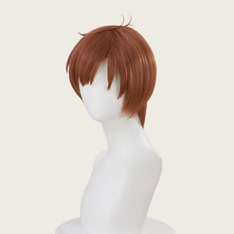 SAKUMETA Chilchuck Tims Brown Short Cosplay Wig