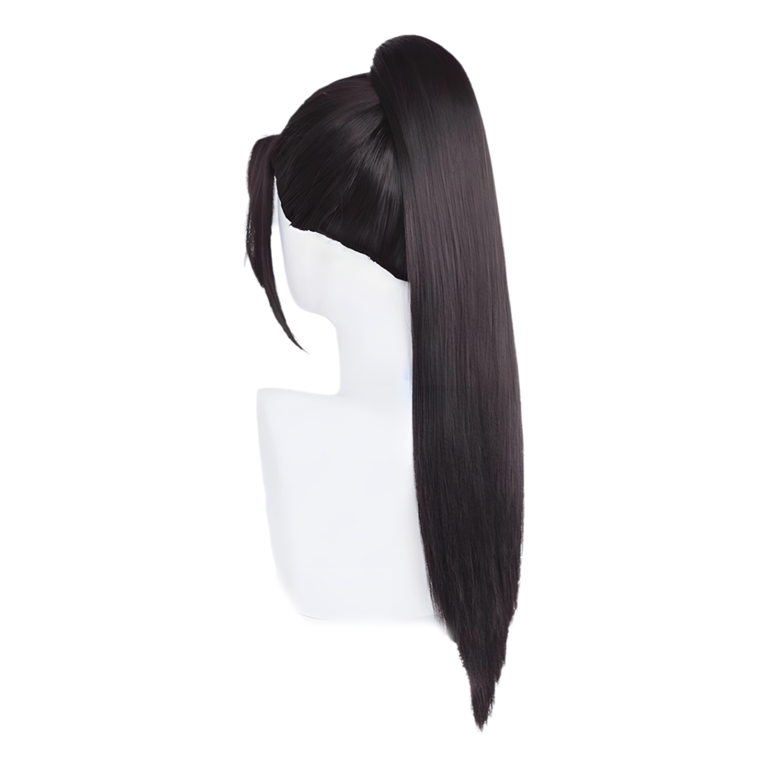 SAKUMETA DONG FANG YAO/LI XIAOYAO Black Long Cosplay Wig with Ponytail