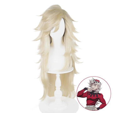 SAKUMETA DOUMA Gold Long Cosplay Wig