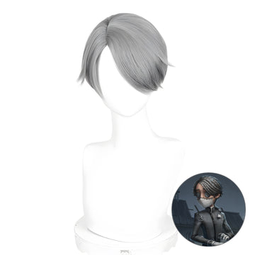 SAKUMETA EMBALMER/AESOP CARL Silver Gray Cosplay Wig