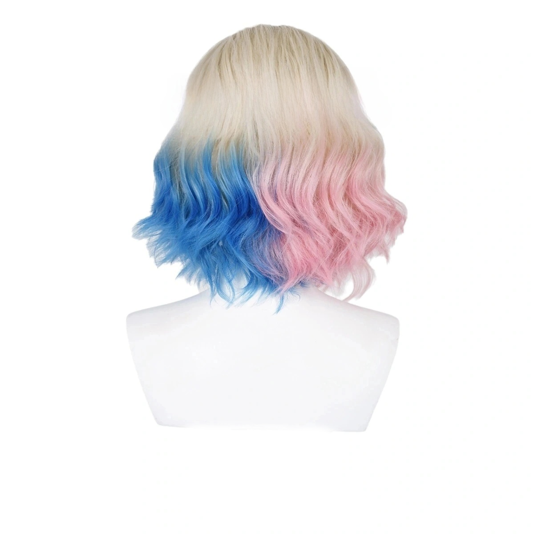 SAKUMETA ENID SINCLAIR Multicolor Gradient Short Cosplay Wig