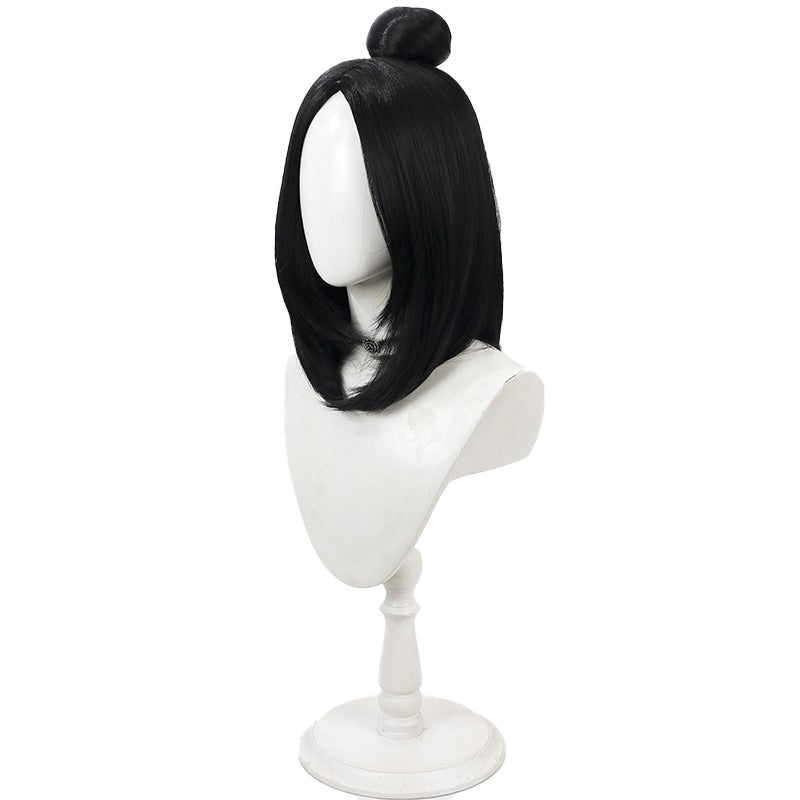 SAKUMETA FOX DEMON PINGPING Black Cosplay Wig