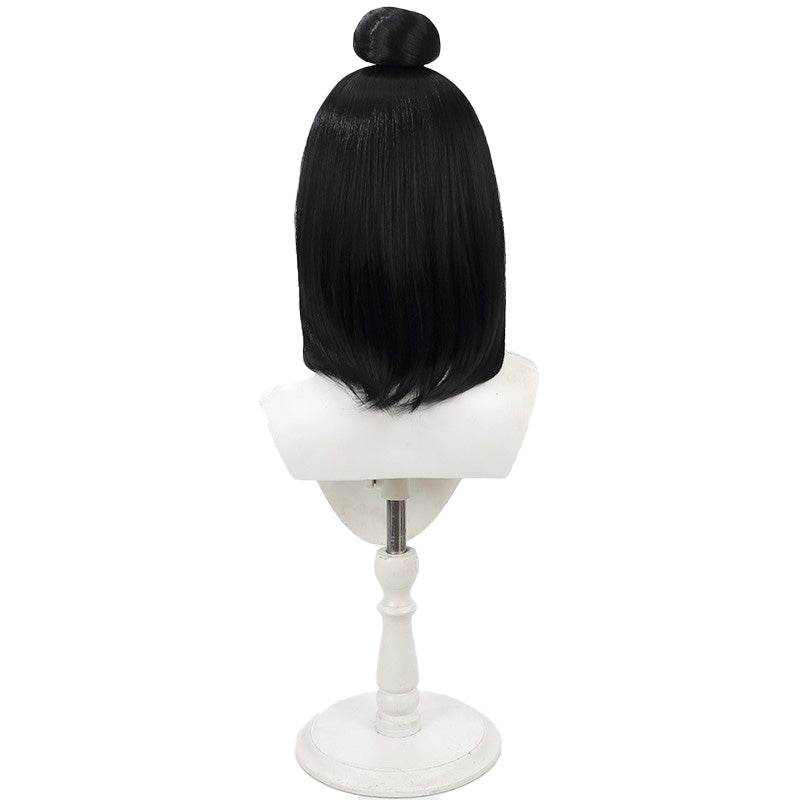 SAKUMETA FOX DEMON PINGPING Black Cosplay Wig