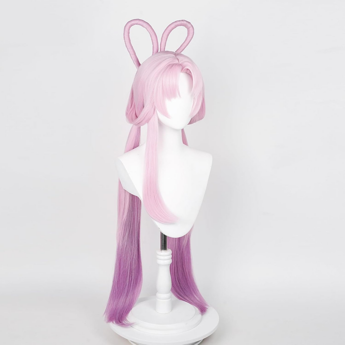 SAKUMETA FU XUAN Pink and Light Purple Gradient Long Cosplay Wig