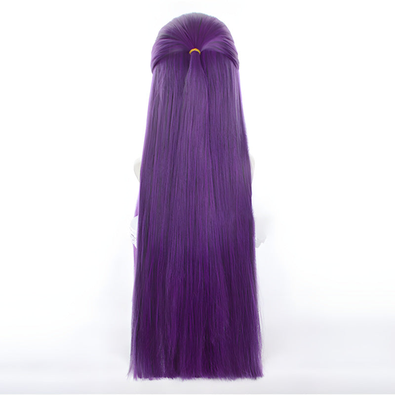 SAKUMETA Fern Purple Long Straight Cosplay Wig with Bang