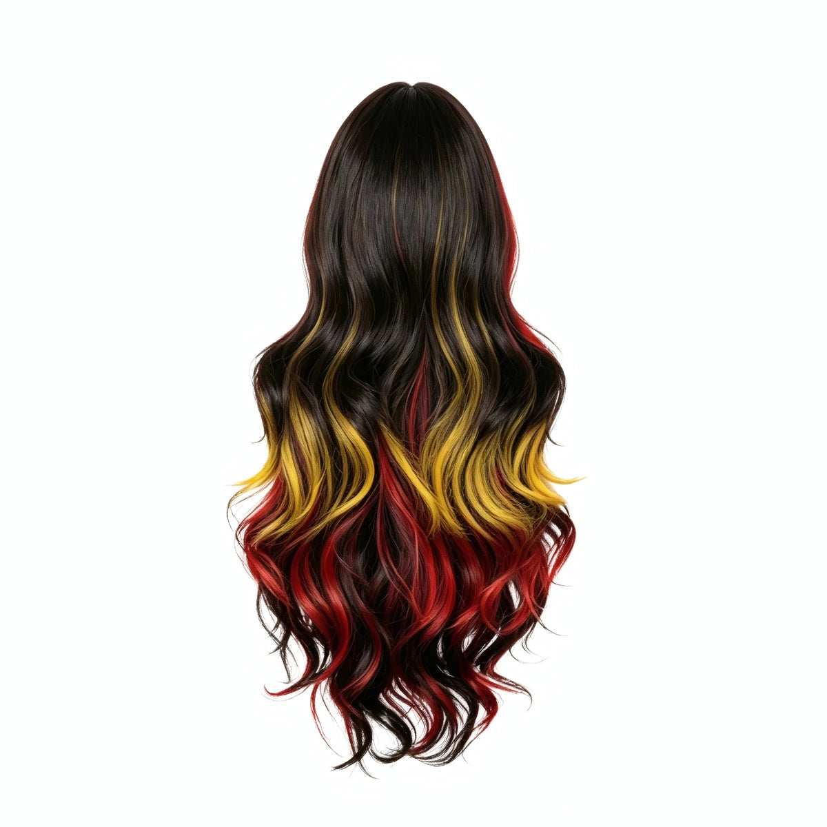 SAKUMETA Flag-Inspired Colorful Wig