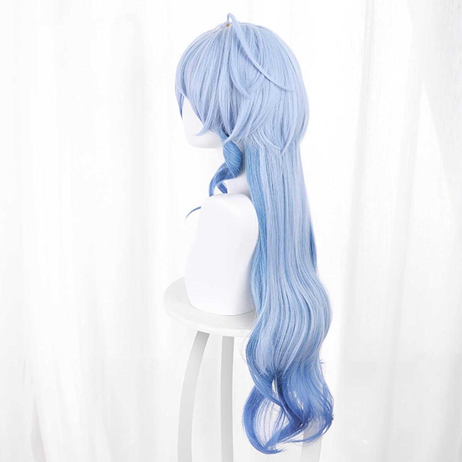 SAKUMETA GANYU Blue Long Cosplay Wig with Bangs