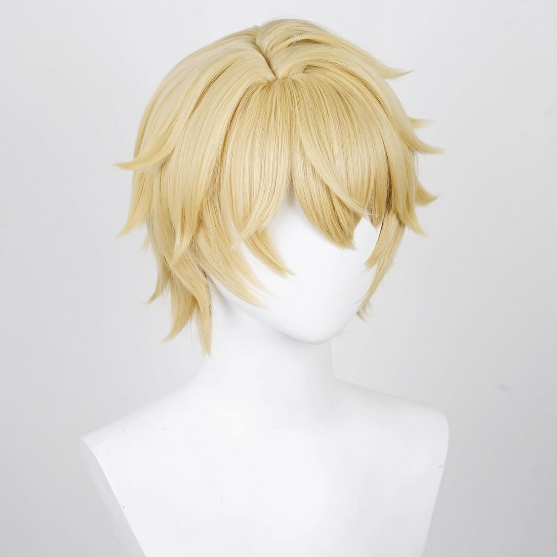 SAKUMETA GEPARD LANDAU Gold Short Cosplay Wig