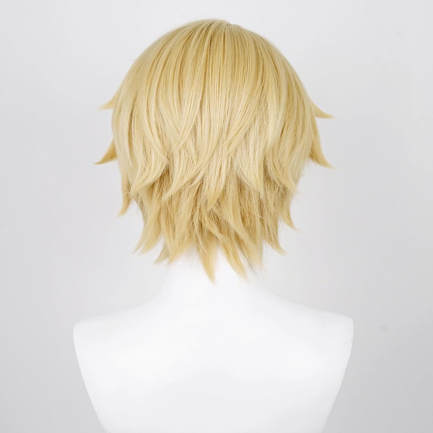 SAKUMETA GEPARD LANDAU Gold Short Cosplay Wig