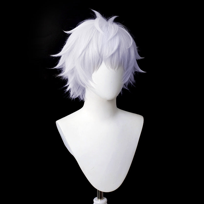 SAKUMETA GOJO SATORU White Cosplay Wig