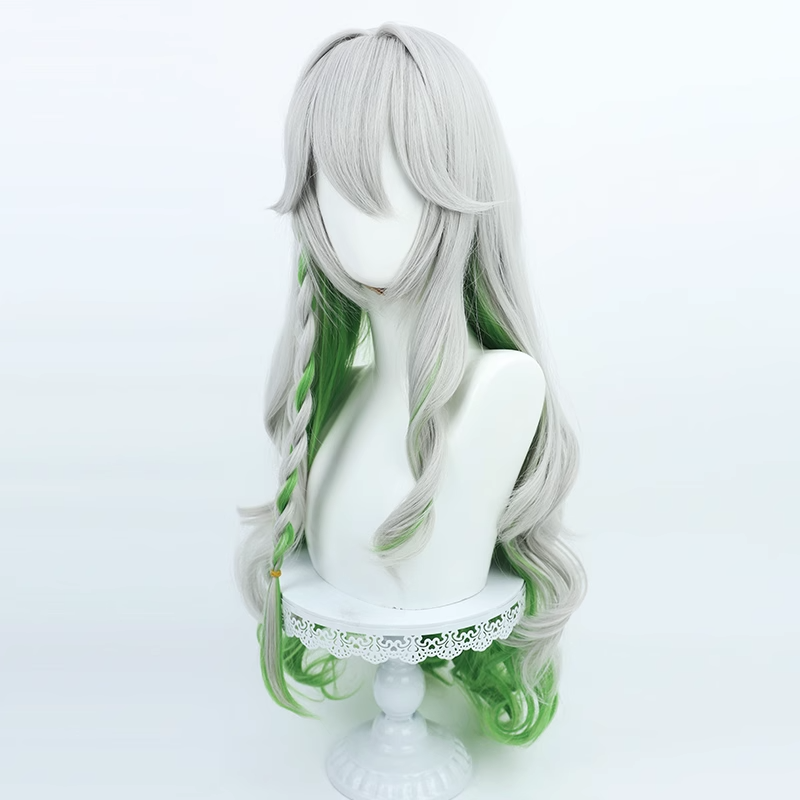 SAKUMETA GREATER LORD RUKKHADEVATA Green Long Cosplay Wig