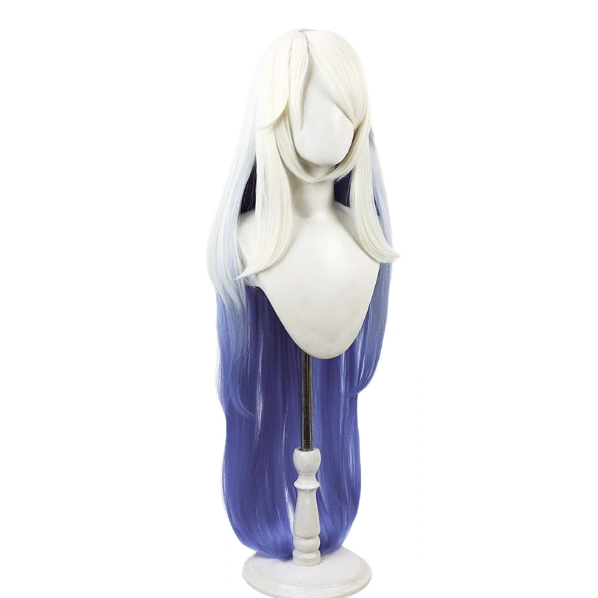SAKUMETA EMILY Silver-Purple Gradient Long Cosplay Wig