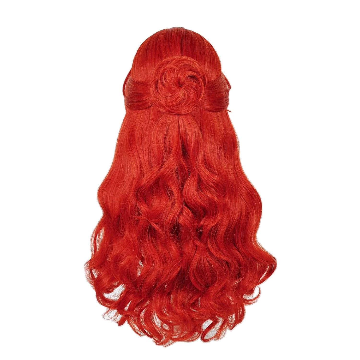 SAKUMETA HIMEKO Rose Red Long Cosplay Wig