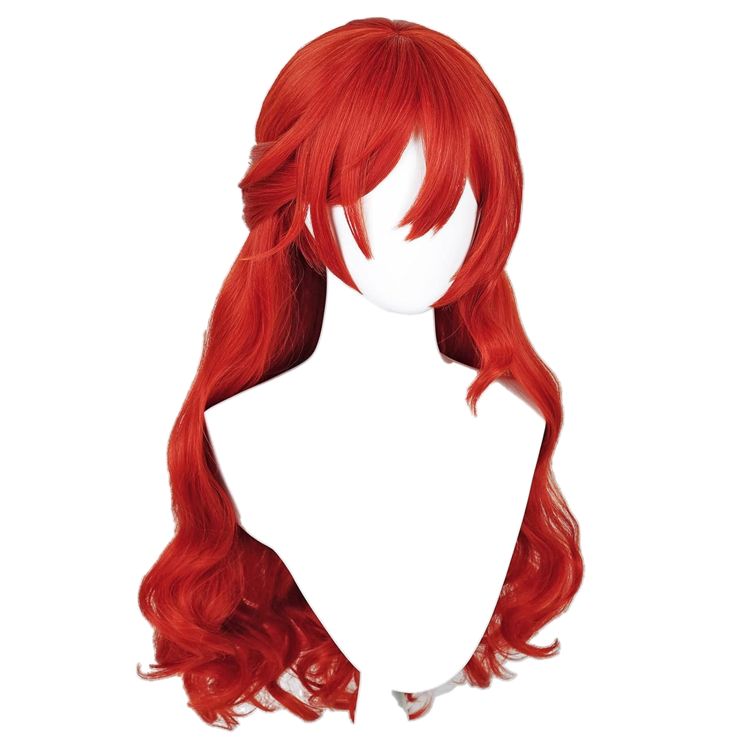 SAKUMETA HIMEKO Rose Red Long Cosplay Wig