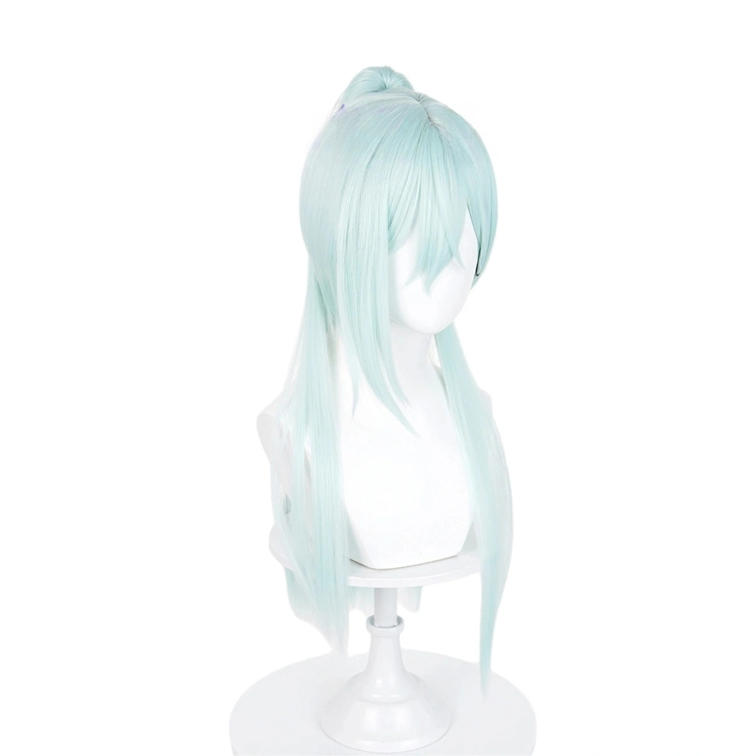 SAKUMETA HOSHINA SUBARU Blue-Green Long Cosplay Wig with Ponytail