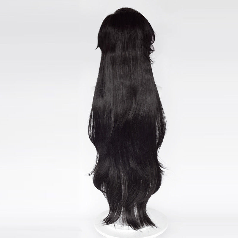 SAKUMETA HUA CHENG/SAN LANG Black Long Cosplay Wig