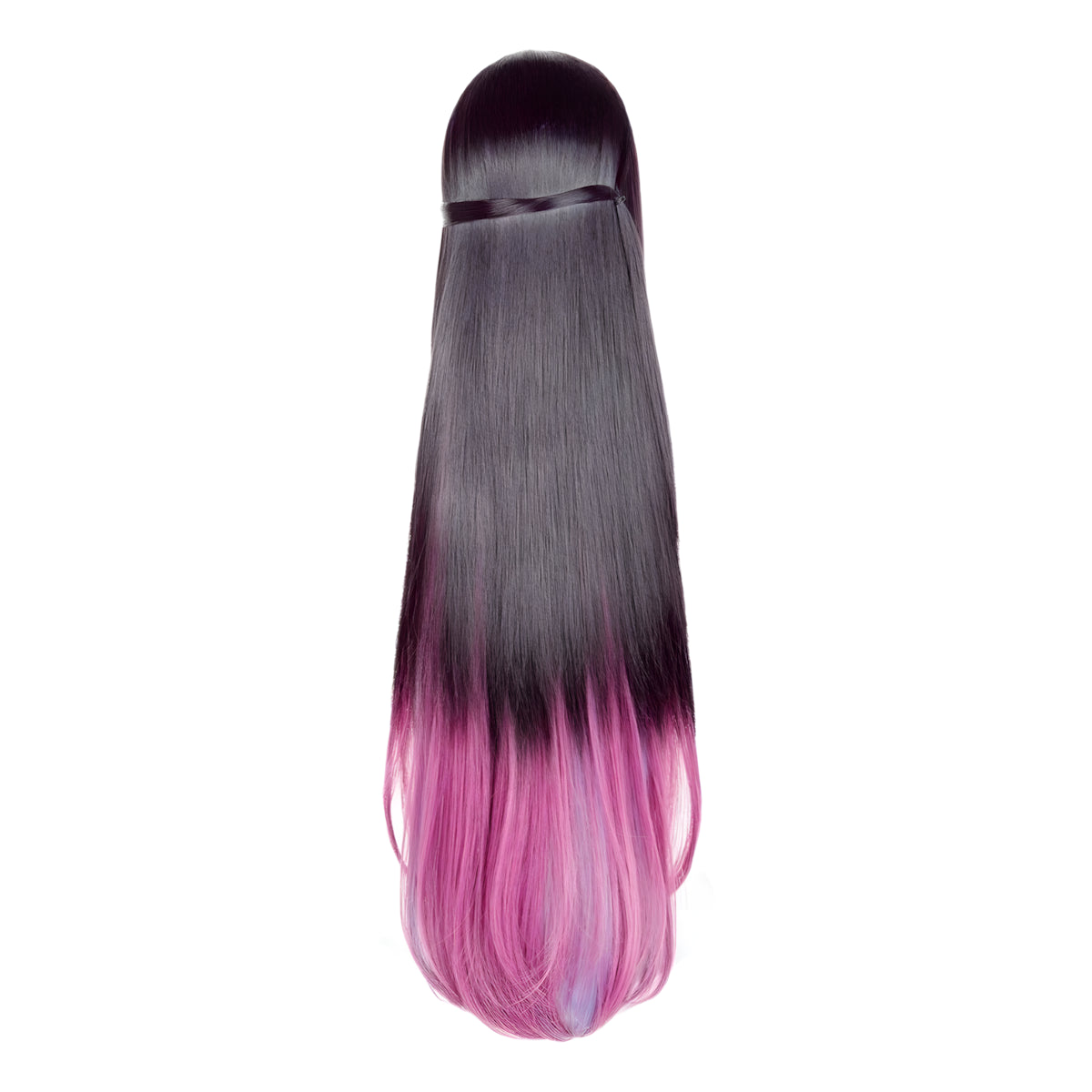 SAKUMETA HYSILENS Blue Purple Red Tri-color Long Cosplay Wig