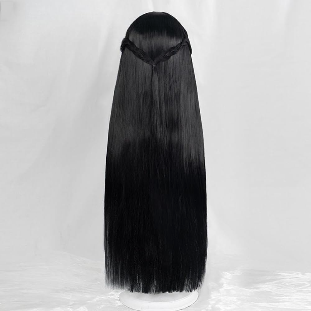 SAKUMETA Hoshimi Miyabi Black Long Cosplay Wig