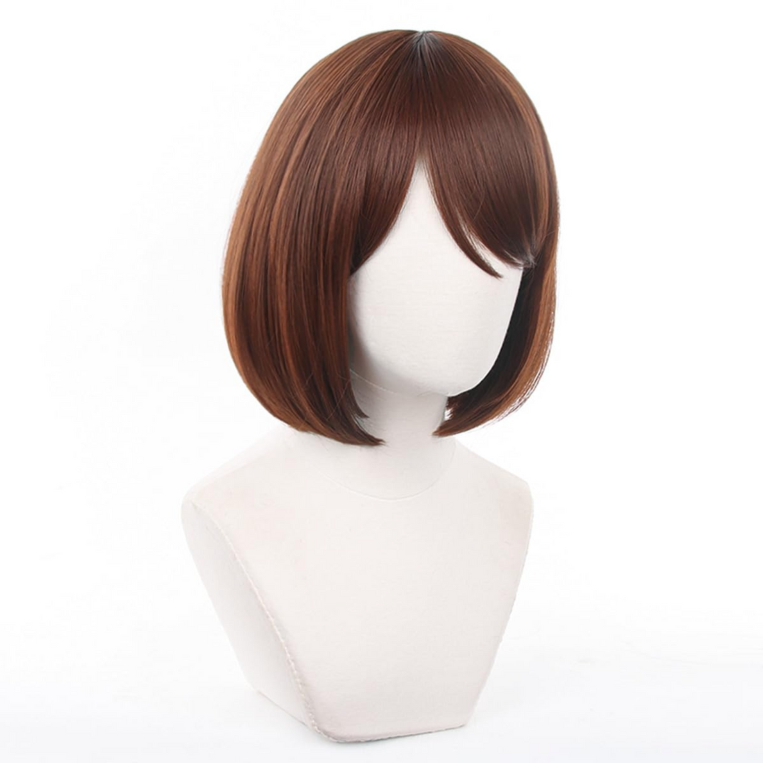 SAKUMETA IEIRI SHOKO Brown Short Wig with Bangs