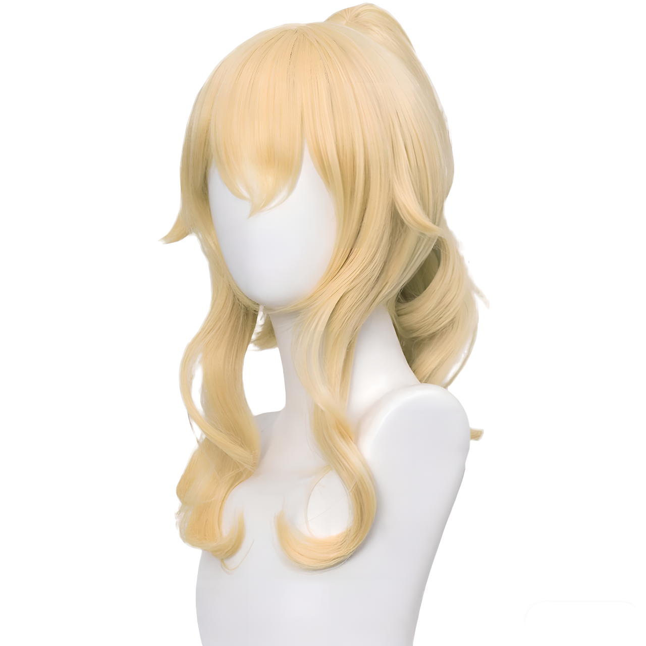 SAKUMETA JEAN GUNNHILDR Gold Cosplay Wig with Ponytail