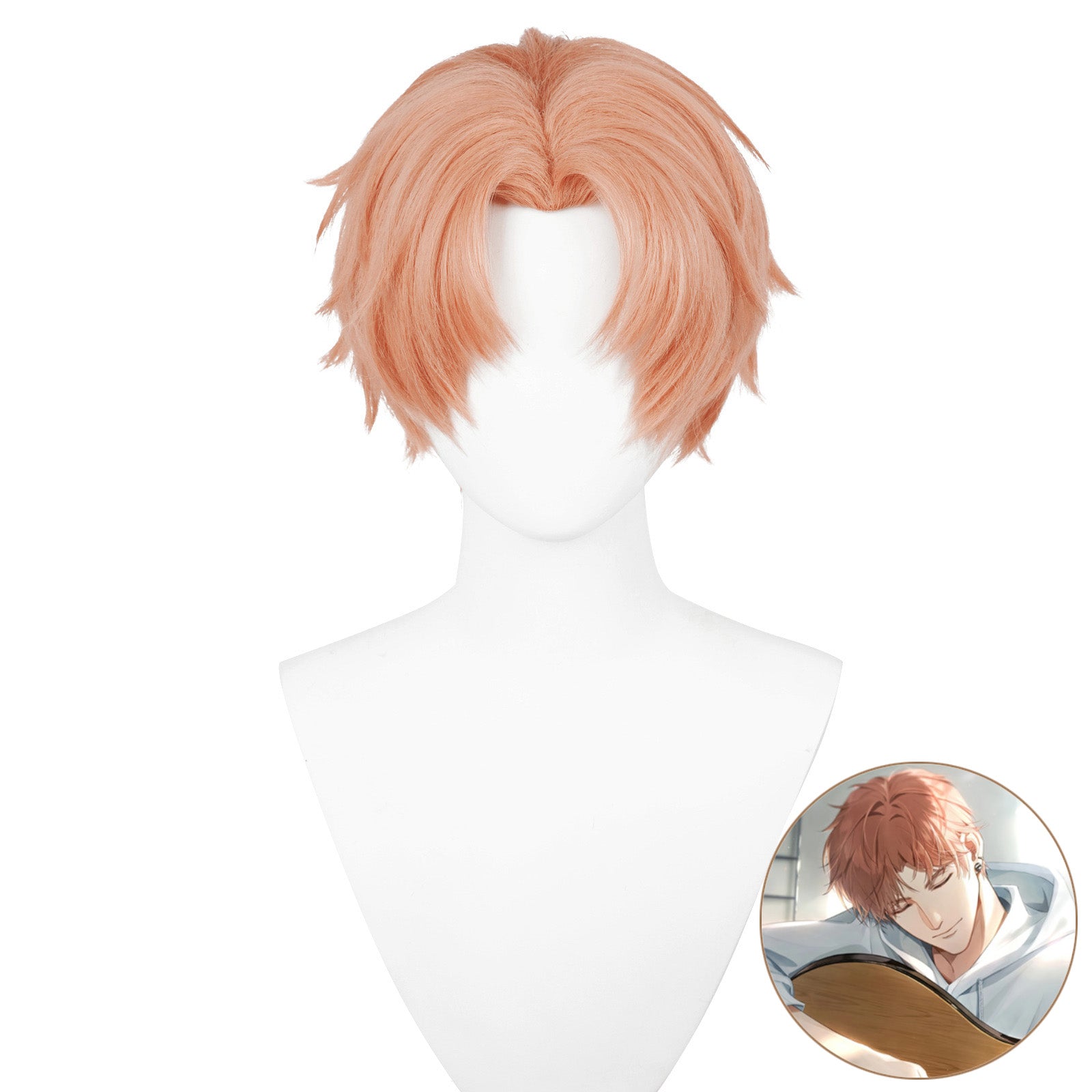 SAKUMETA JESSE Orange Short Cosplay Wig