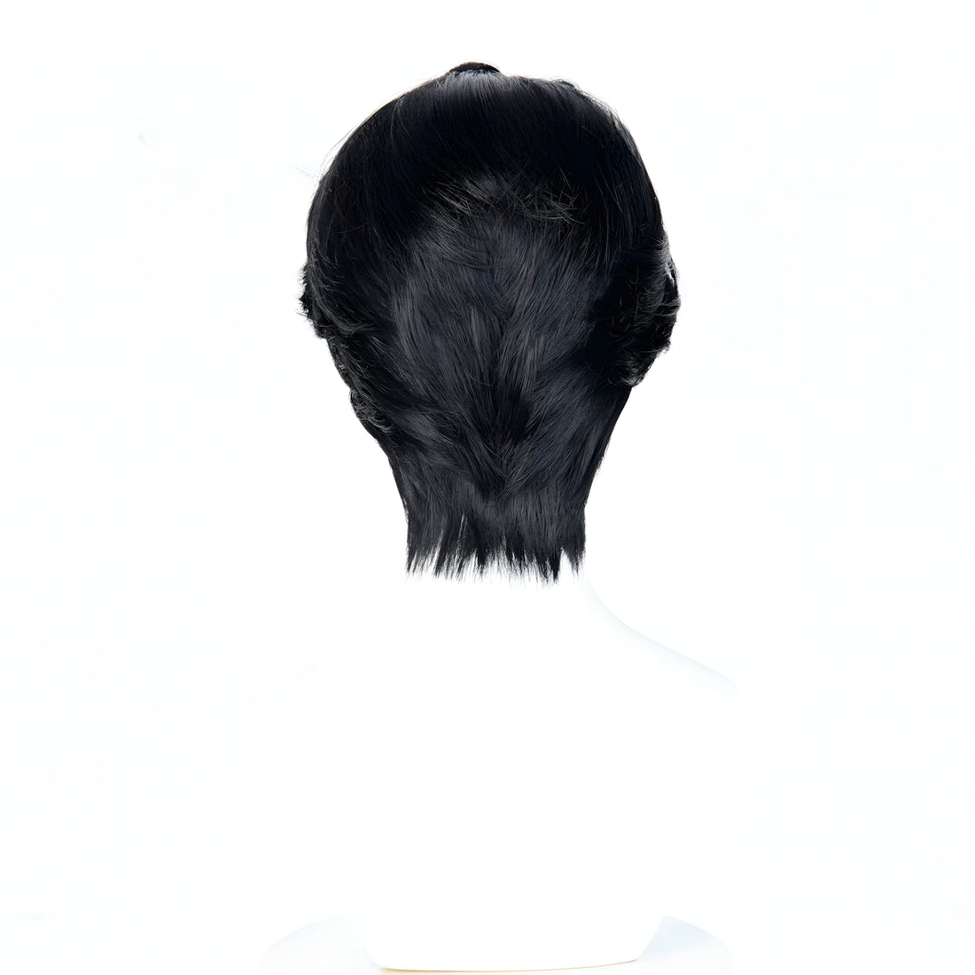 SAKUMETA JINU Black Short Cosplay Wig